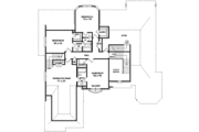 European Style House Plan - 4 Beds 4 Baths 4363 Sq/Ft Plan #81-629 