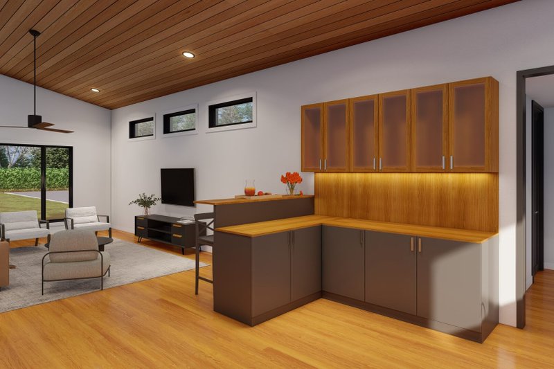 House Plan Design - Interior - Kitchen 3 for Modern House Plan #923-376 - 3 bed, 2 bath