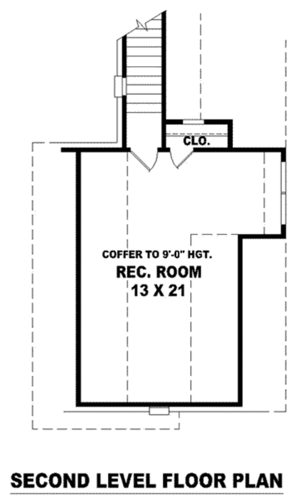 European Floor Plan - Upper Floor Plan #81-1227