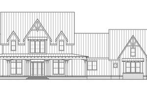Exterior - Front Elevation 3 for Farmhouse House Plan #1074-29 - 4 bed, 4.5 bath