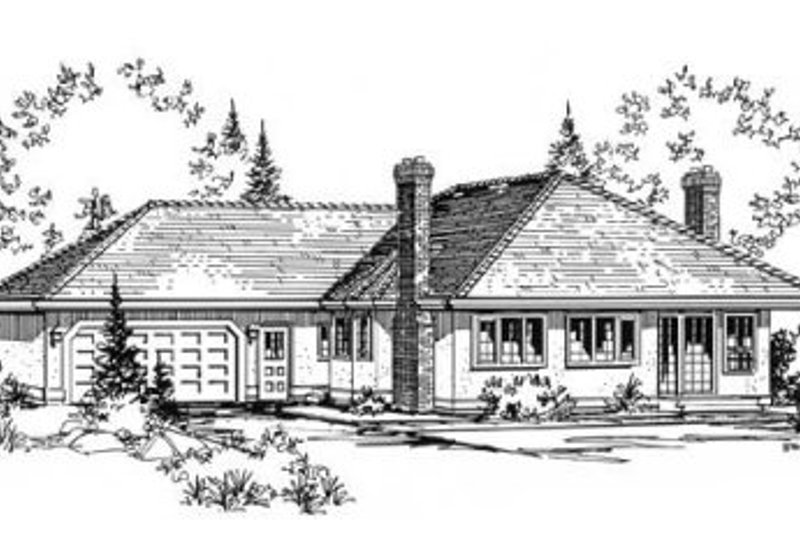 House Design - Traditional Exterior - Front Elevation Plan #18-9003