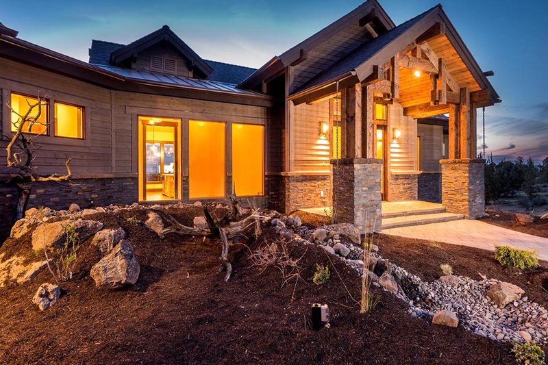 Dream House Plan - Exterior - Front Elevation 3 for Ranch House Plan #895-29 - 3 bed, 3.5 bath
