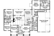 Craftsman Style House Plan - 4 Beds 3.5 Baths 2789 Sq/Ft Plan #21-396 