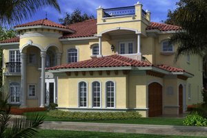 Exterior - Other Elevation for Mediterranean House Plan #420-248 - 6 bed, 7.5 bath