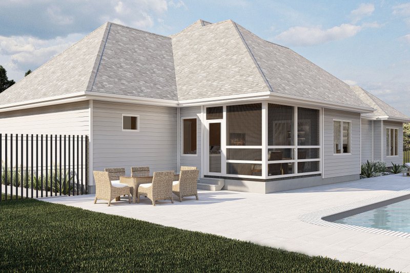 Architectural House Design - Exterior - Other Elevation 6 for Cottage House Plan #455-116 - 2 bed, 2.5 bath