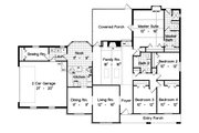 Traditional Style House Plan - 4 Beds 2 Baths 2173 Sq/Ft Plan #417-209 