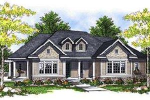 Traditional Exterior - Front Elevation Plan #70-679