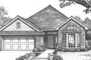 Traditional Exterior - Front Elevation Plan #310-405
