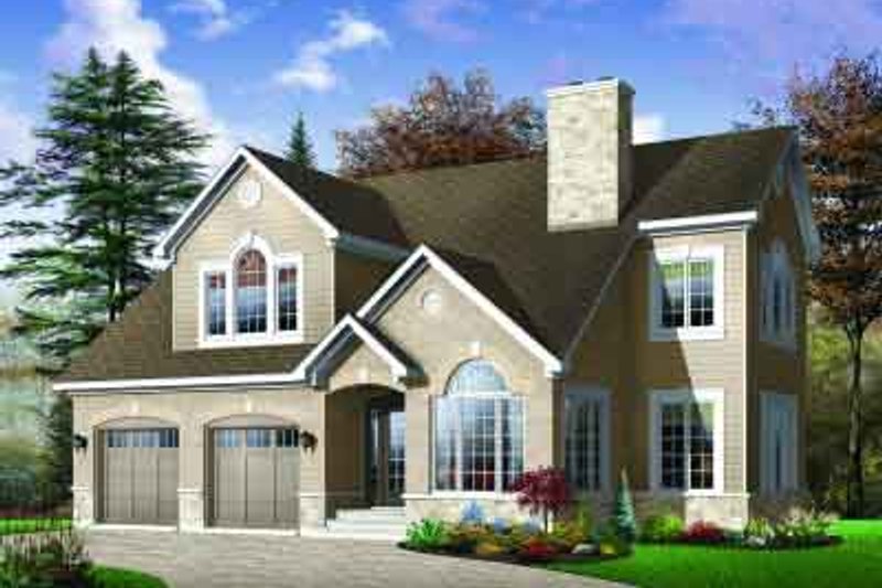 House Plan Design - Traditional Exterior - Front Elevation Plan #23-545