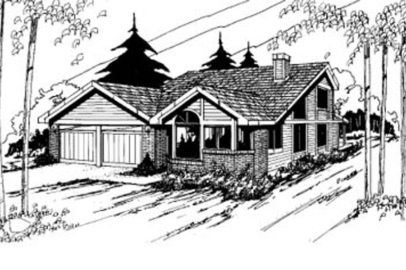 House Design - Traditional Exterior - Front Elevation Plan #60-115