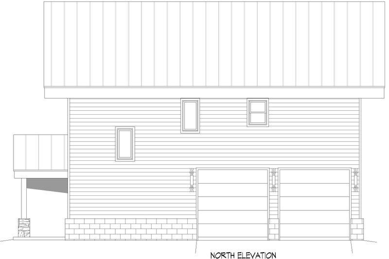 Dream House Plan - Exterior - Other Elevation 1 for Contemporary House Plan #932-556 - 2 bed, 2 bath