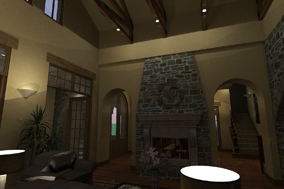 Exterior - Other Elevation for Mediterranean House Plan #120-163 - 4 bed, 3.5 bath