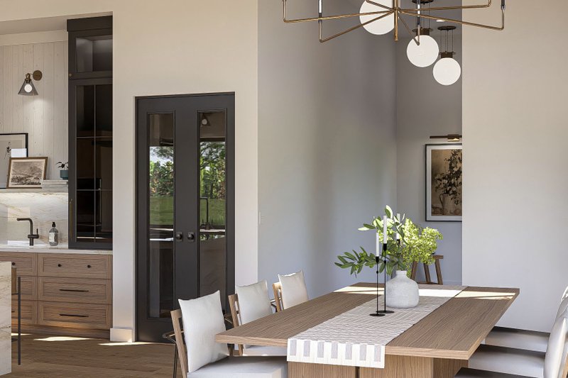 House Design - Interior - Dining Room 1 for Barndominium House Plan #455-381 - 2 bed, 2.5 bath