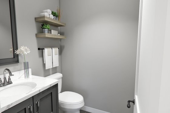 Interior - Bathroom 2 for Traditional House Plan #51-1297 - 3 bed, 3.5 bath