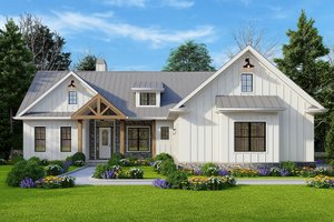 Farmhouse Exterior - Front Elevation Plan #54-547