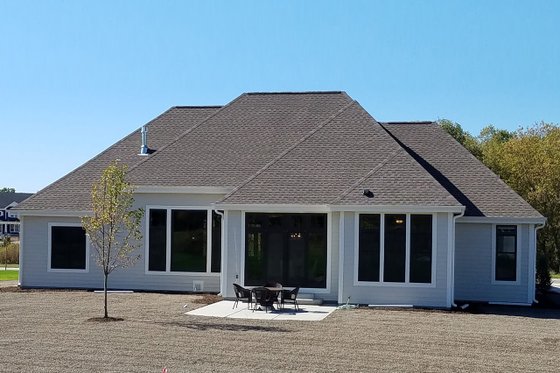 Exterior - Rear Elevation for Craftsman House Plan #70-1481 - 3 bed, 2.5 bath