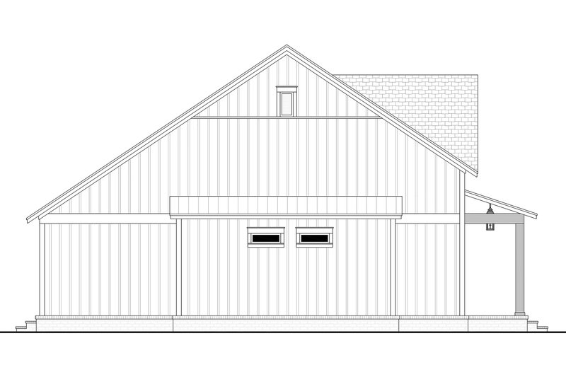 Dream House Plan - Exterior - Other Elevation for Farmhouse House Plan #430-290 - 2 bed, 2 bath