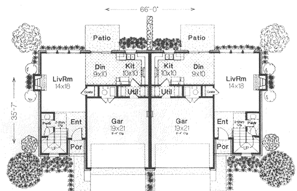 Traditional Floor Plan - Main Floor Plan #310-449