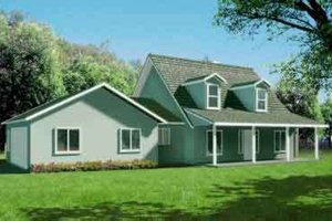 Traditional Exterior - Front Elevation Plan #1-1373