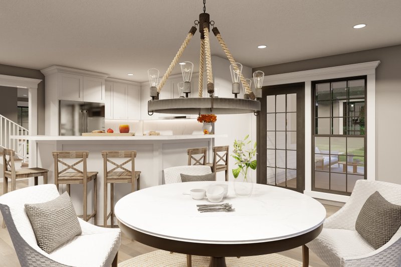 House Plan Design - Interior - Dining Room 1 for Farmhouse House Plan #17-286 - 4 bed, 2.5 bath