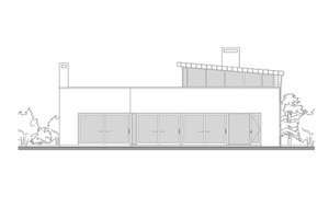 Exterior - Other Elevation 2 for Modern House Plan #520-2 - 4 bed, 3.5 bath
