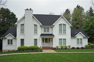 Colonial Exterior - Front Elevation Plan #3-200