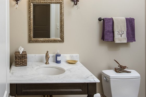 Interior - Bathroom for European House Plan #929-859 - 3 bed, 2.5 bath
