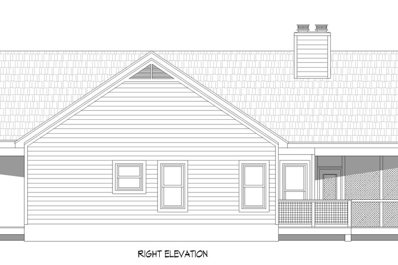 Architectural House Design - Exterior - Other Elevation 1 for Country House Plan #932-873 - 2 bed, 2 bath