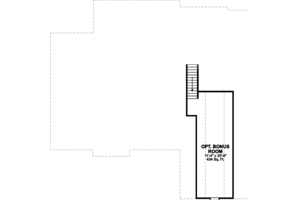 Floor Plan - Other Floor for Southern House Plan #56-236 - 3 bed, 2.5 bath