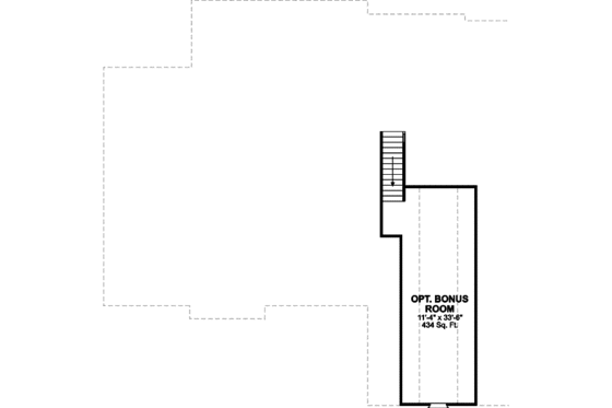 Floor Plan - Other Floor for Southern House Plan #56-236 - 3 bed, 2.5 bath