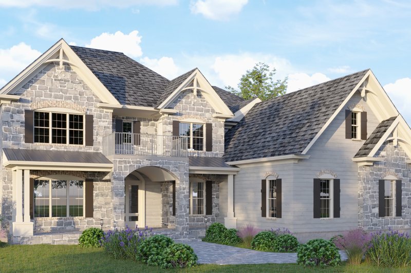 House Plan Design - Exterior - Other Elevation for Craftsman House Plan #54-433 - 4 bed, 5 bath