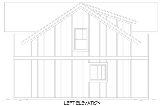 Exterior - Other Elevation for Southern House Plan #932-1203, 0 bath