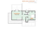 Modern Style House Plan - 1 Beds 1 Baths 672 Sq/Ft Plan #556-1 