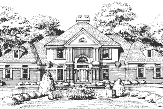 Exterior - Other Elevation for Southern House Plan #320-366 - 5 bed, 5.5 bath