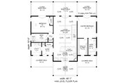 Southern Style House Plan - 2 Beds 3 Baths 1360 Sq/Ft Plan #932-857 