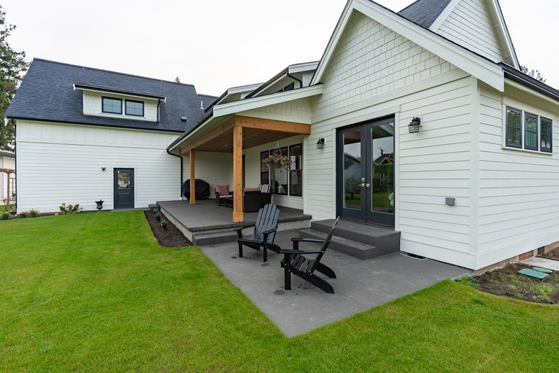 Dream House Plan - Exterior - Rear Elevation 1 for Farmhouse House Plan #1070-42 - 4 bed, 3.5 bath