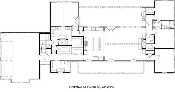 House Blueprint - Optional Basement