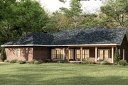 Farmhouse Style House Plan - 3 Beds 2 Baths 2096 Sq/Ft Plan #44-287 Exterior 