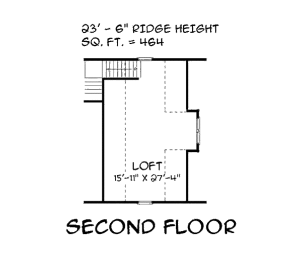 Traditional Floor Plan - Upper Floor Plan #75-214