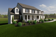 Country Style House Plan - 4 Beds 2.5 Baths 3052 Sq/Ft Plan #1116-35 Exterior 