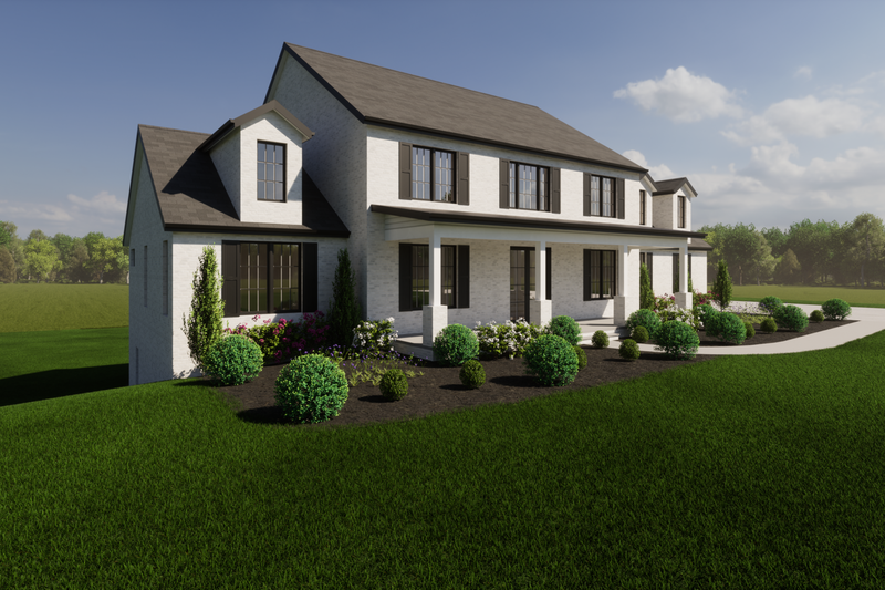 House Design - Exterior - Front Elevation 4 for Country House Plan #1116-35 - 4 bed, 2.5 bath