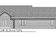 Traditional Style House Plan - 3 Beds 2 Baths 1340 Sq/Ft Plan #70-110 
