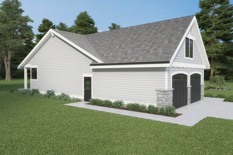 Dream House Plan - Exterior - Other Elevation for Craftsman House Plan #1070-114 - 3 bed, 2 bath