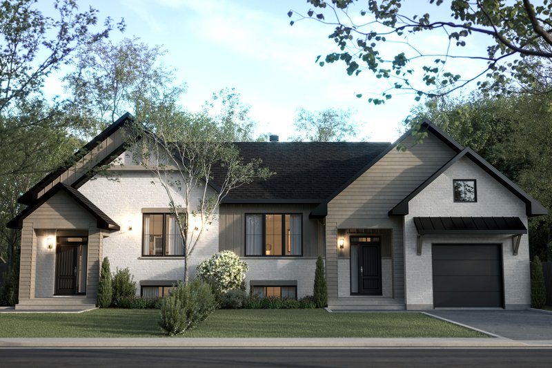 Home Plan - Exterior - Front Elevation 3 for Craftsman House Plan #23-2862 - 3 bed, 2 bath