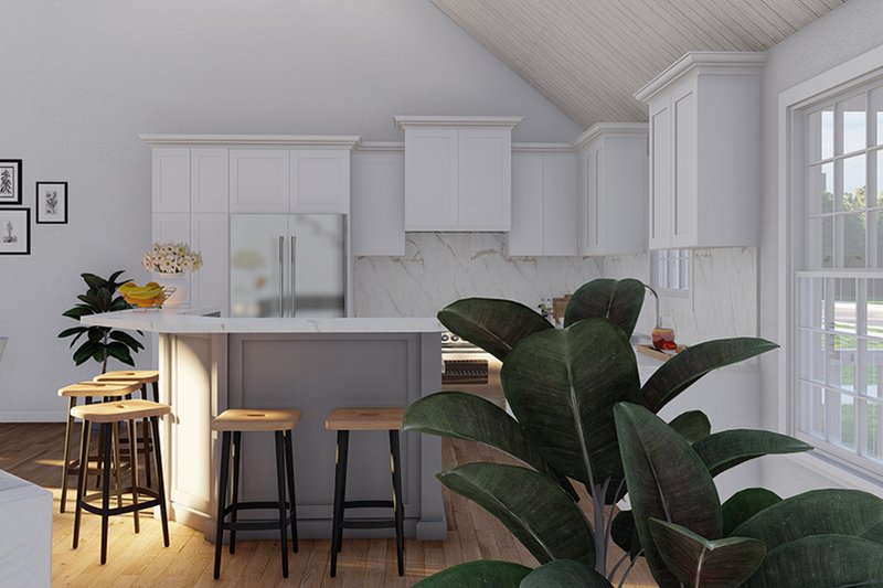 Home Plan - Interior - Kitchen 1 for Cottage House Plan #923-328 - 3 bed, 2 bath