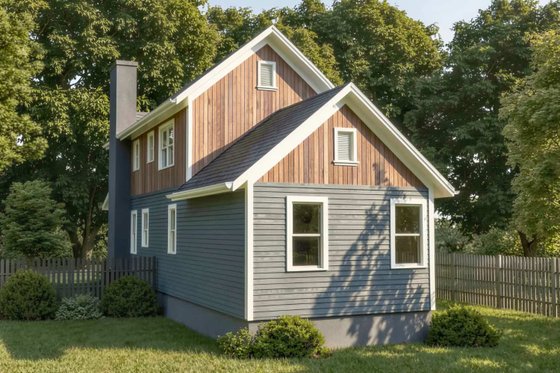 Exterior - Other Elevation for Craftsman House Plan #79-203 - 3 bed, 2 bath