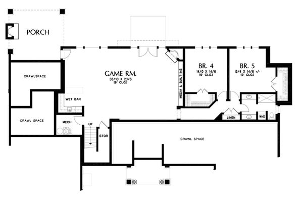 Dream House Plan - Optional Finished Basement