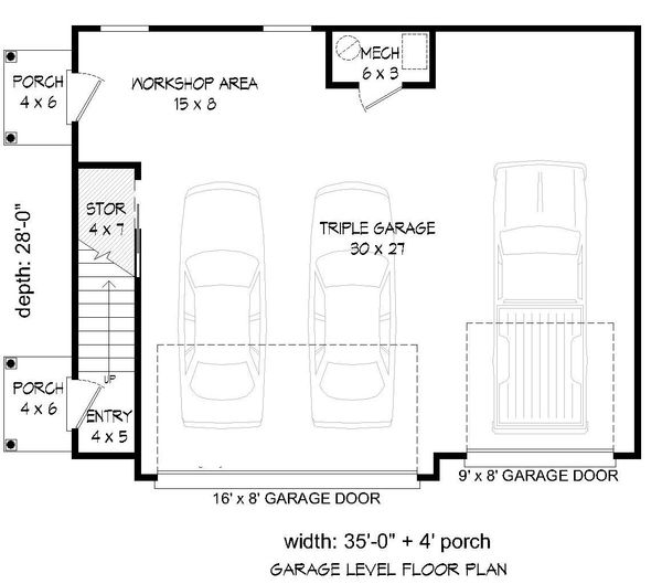 Home Plan - Country Floor Plan - Main Floor Plan #932-16