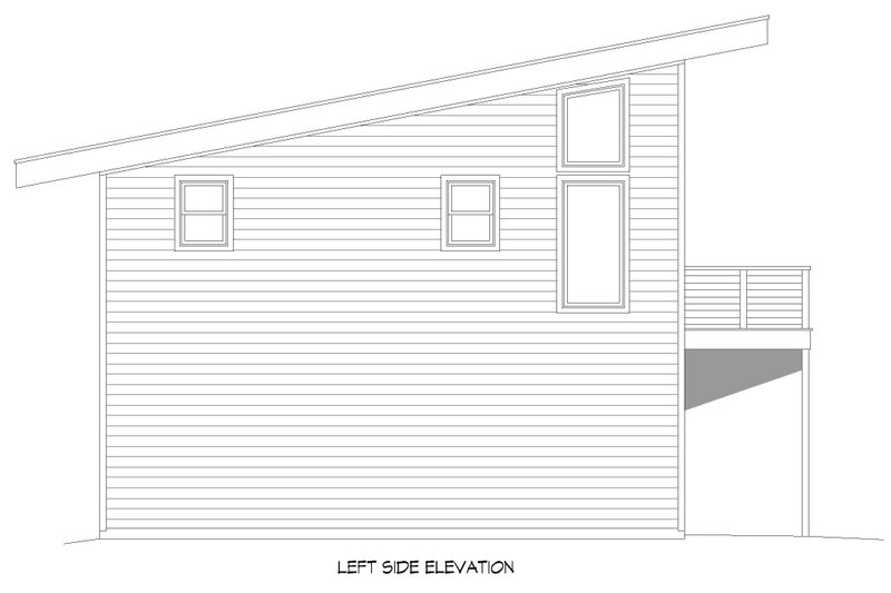 Architectural House Design - Exterior - Other Elevation for Contemporary House Plan #932-257 - 2 bed, 2 bath