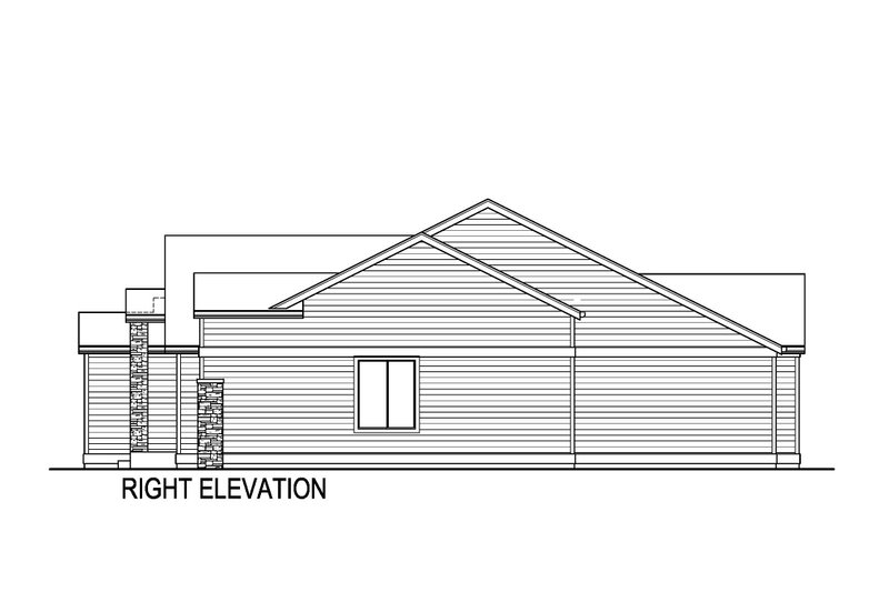 Home Plan - Exterior - Other Elevation for Traditional House Plan #569-80 - 4 bed, 3 bath